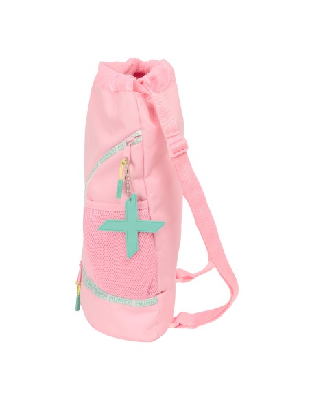 Sac à dos serré par des ficelles Munich Candy Rose 35 x 40 x 1 cm