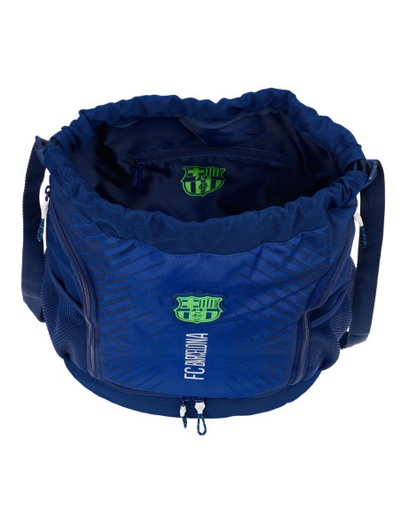 Sac à dos serré par des ficelles F.C. Barcelona Blue marine 35 x 40 x 1 cm