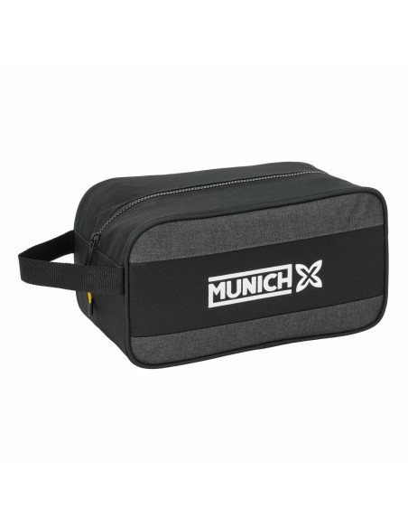 Range-Chaussures de Voyage Munich Topo Noir 29 x 15 x 14 cm