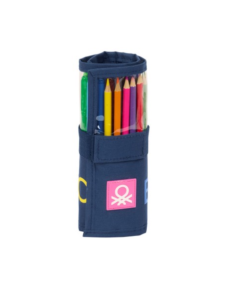 Fourre-tout Benetton Damero Blue marine 7 x 20 x 7 cm 27 Pièces