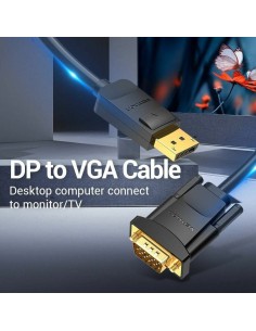 Adaptateur DisplayPort vers VGA Vention HBLBJ Noir 5 m 2