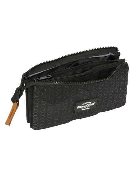 Fourre-tout BlackFit8 Old school Noir Gris 22 x 12 x 3 cm
