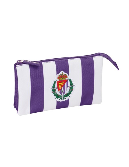 Fourre-tout Real Valladolid C.F. Blanc Violet 22 x 12 x 3 cm