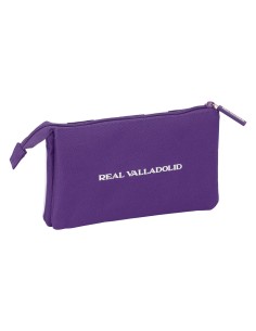 Fourre-tout Real Valladolid C.F. Blanc Violet 22 x 12 x 3 cm 2