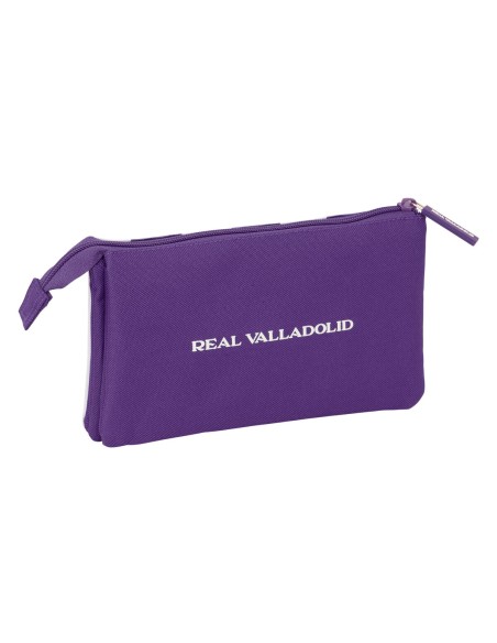 Fourre-tout Real Valladolid C.F. Blanc Violet 22 x 12 x 3 cm
