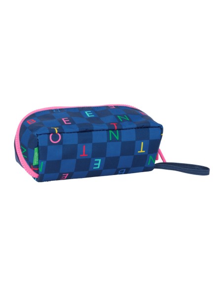 Fourre-tout Benetton Damero Blue marine 20 x 8 x 8 cm
