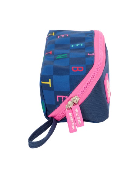 Fourre-tout Benetton Damero Blue marine 20 x 8 x 8 cm
