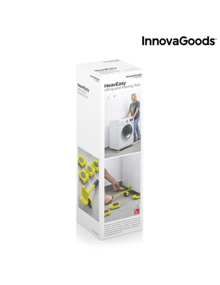 Outil de Levage et de Transport HeavEasy InnovaGoods V0103237 Multicouleur Fer (Reconditionné B)