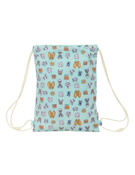 Sac à dos serré par des ficelles Bleu 26 x 34 x 1 cm