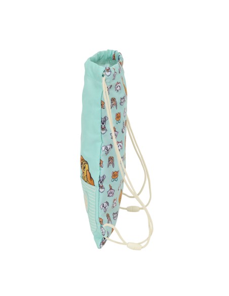 Sac à dos serré par des ficelles Bleu 26 x 34 x 1 cm