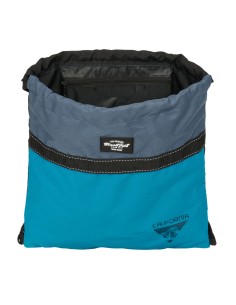 Sac à dos serré par des ficelles BlackFit8 California Bleu Noir 35 x 40 x 1 cm 2