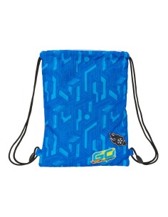 Sac à dos serré par des ficelles Hot Wheels Let's race Bleu Noir 26 x 34 x 1 cm 2