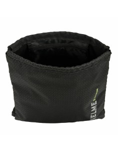 Sac à dos serré par des ficelles Kelme Iron Noir 35 x 40 x 1 cm 2