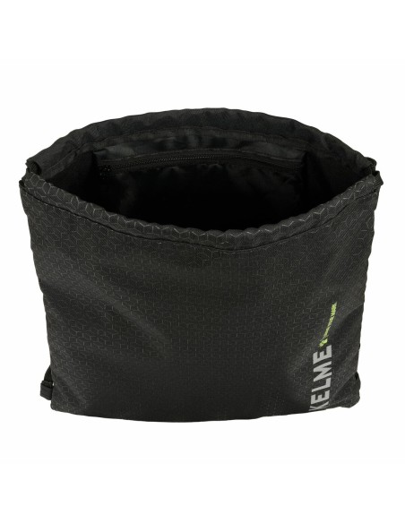 Sac à dos serré par des ficelles Kelme Iron Noir 35 x 40 x 1 cm
