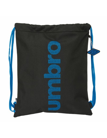 Sac à dos serré par des ficelles Kelme Jet black Noir 35 x 40 x 1 cm