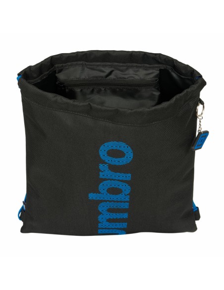 Sac à dos serré par des ficelles Kelme Jet black Noir 35 x 40 x 1 cm
