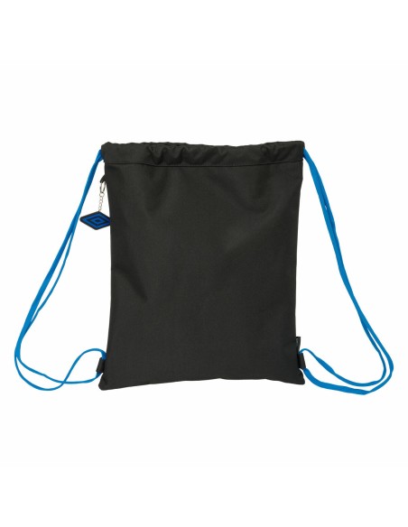 Sac à dos serré par des ficelles Kelme Jet black Noir 35 x 40 x 1 cm