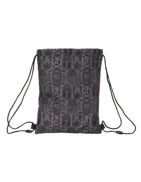 Sac à dos serré par des ficelles The Avengers Vendetta Noir 26 x 34 x 1 cm