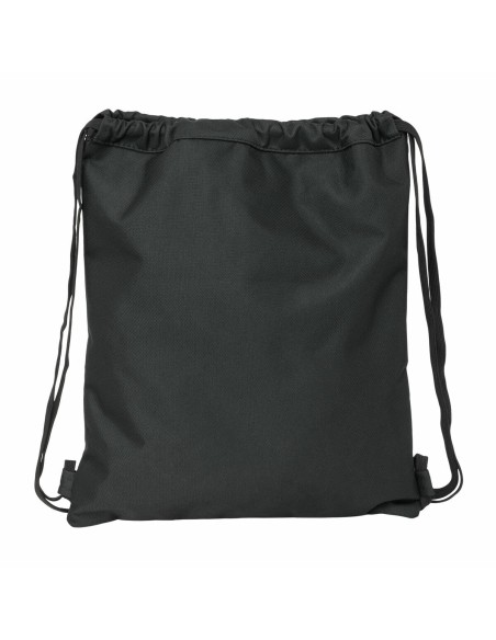 Sac à dos serré par des ficelles Munich Topo Noir 35 x 40 x 1 cm