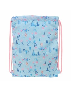 Sac à dos serré par des ficelles Frozen Ice magic Bleu 26 x 34 x 1 cm