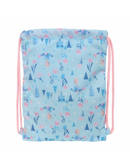 Sac à dos serré par des ficelles Frozen Ice magic Bleu 26 x 34 x 1 cm