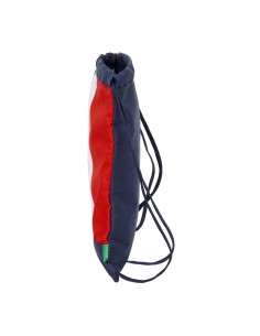 Sac à dos serré par des ficelles Benetton Flag Blue marine 35 x 40 x 1 cm 2