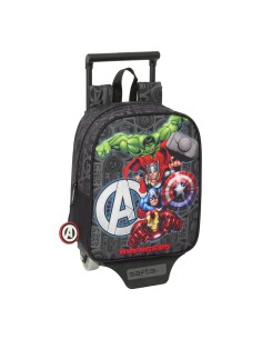 Cartable à roulettes The Avengers Vendetta Noir 22 x 27 x 10 cm
