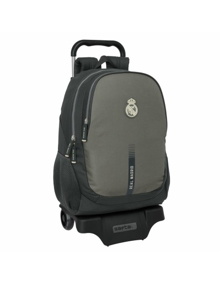 Cartable à roulettes Real Madrid C.F. Gris 32 x 44 x 16 cm