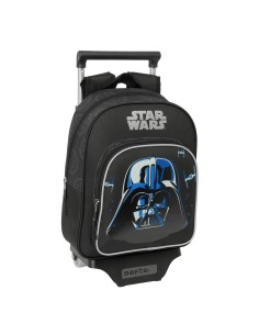 Cartable à roulettes Star Wars Rebellion Noir 27 x 33 x 10 cm