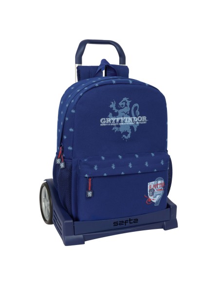 Cartable à roulettes Harry Potter Captain Blue marine 32 x 43 x 14 cm