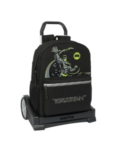 Cartable à roulettes Batman Game over Noir 32 x 43 x 14 cm