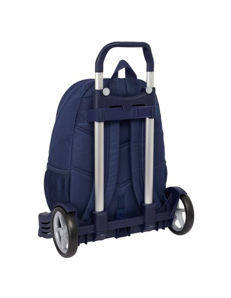 Cartable à roulettes Benetton Flag Blue marine 32 x 44 x 16 cm