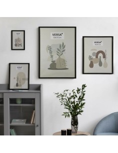 Cadre Photos Versa Noir Bois MDF Vintage 2