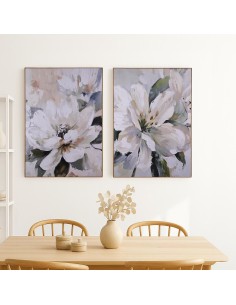 Cadre Versa Fleurs 2,5 x 90 x 60 cm 2