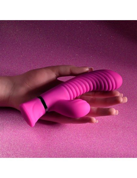 Vibration de Stimulation Double Evolved Selopa Rose
