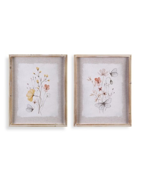 Toile Versa Fleurs 2,5 x 50 x 40 cm