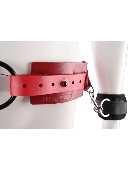 Ceinture réglable Sportsheets Sex and Mischief Rouge