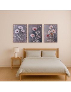 Cadre Versa Fleurs 2,5 x 60 x 40 cm 2