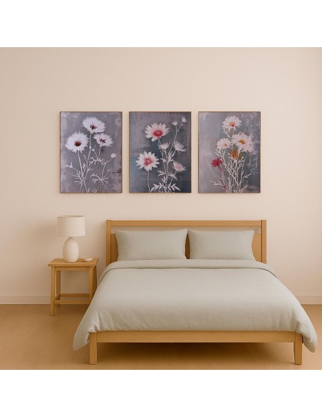 Cadre Versa Fleurs 2,5 x 60 x 40 cm
