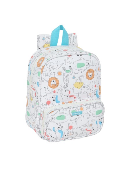 Cartable Safta Zoo Beige 22 x 27 x 10 cm