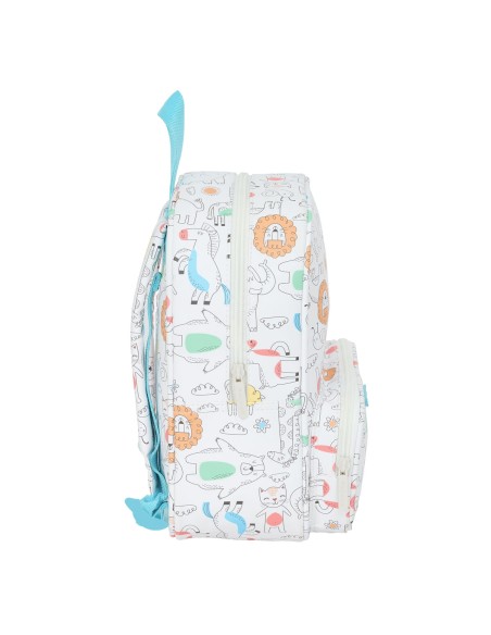Cartable Safta Zoo Beige 22 x 27 x 10 cm