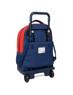 Cartable à roulettes Super Mario Trick Rouge Bleu foncé 33 x 45 x 22 cm 2