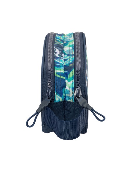 Trousse Fourre-Tout Double El Niño Kook Blue marine 21 x 8 x 6 cm
