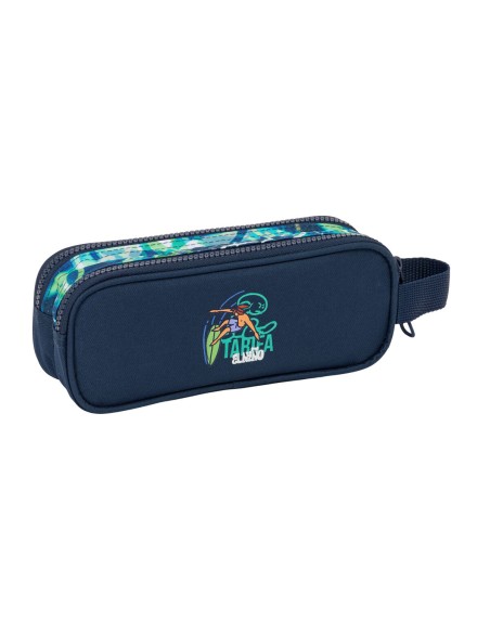 Trousse Fourre-Tout Double El Niño Kook Blue marine 21 x 8 x 6 cm
