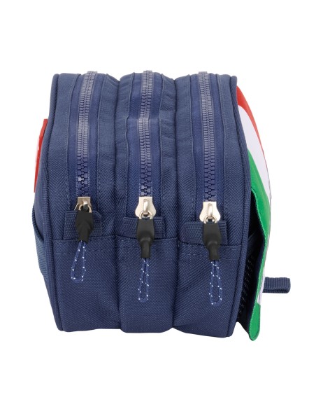 Trousse Fourre-Tout Triple Benetton Flag Blue marine 21,5 x 10 x 8 cm