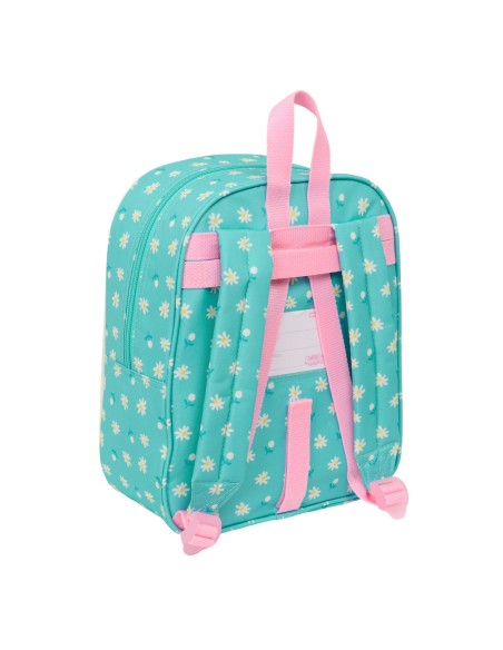 Sac à dos enfant Peppa Pig Pretty flowers Jaune Menthe 22 x 27 x 10 cm