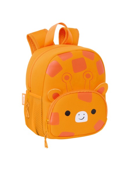 Sac à dos enfant Safta Jirafa Marron Orange 20 x 25 x 9 cm