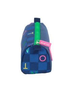 Fourre-tout Benetton Damero Blue marine 21 x 8 x 7 cm 2