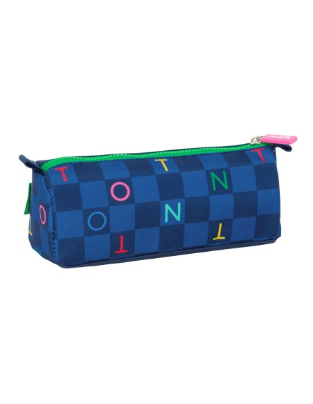 Fourre-tout Benetton Damero Blue marine 21 x 8 x 7 cm