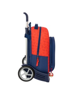 Cartable à roulettes Super Mario Trick Rouge Bleu foncé 32 x 42 x 15 cm 2
